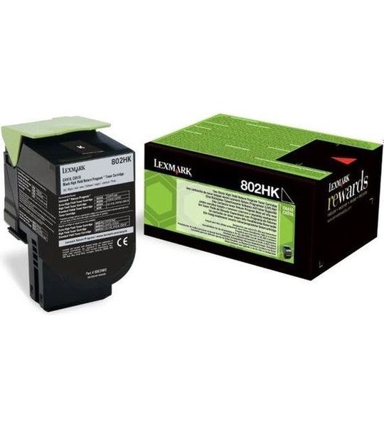 Lexmark 80C2HK0 zwart