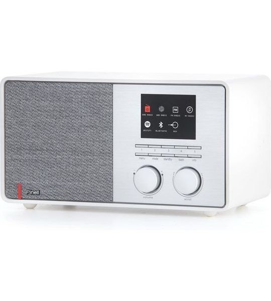 Pinell Supersound 301 DAB+/internetradio & Spotify Connect Internet radio Wit