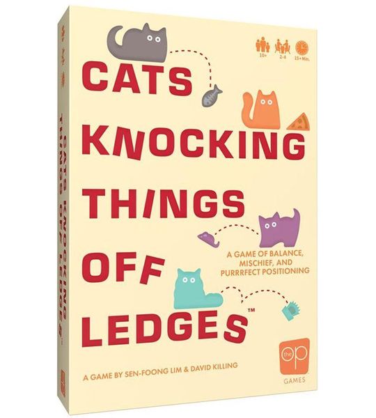Cats Knocking Things Off Ledges - bordspel - Engels