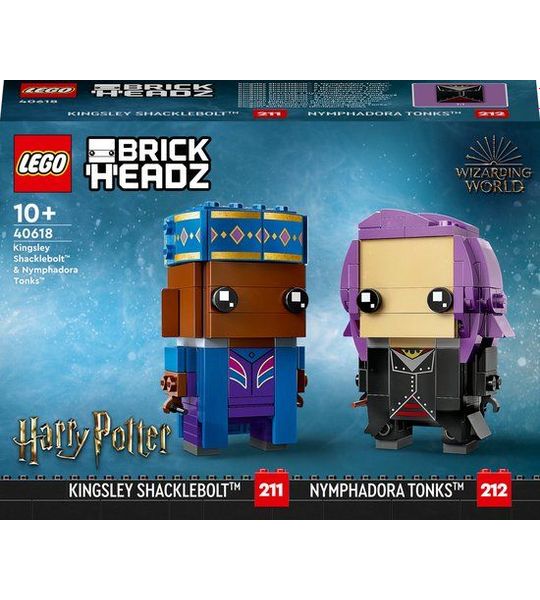 LEGO Harry Potter Brickheadz 40618 - Romeo Wolkenveldt™ en Nymphadora Tops™