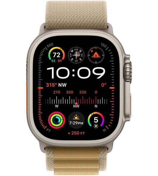 Apple Watch Ultra 2 4G 49mm Zilver Alpine Band Beige M