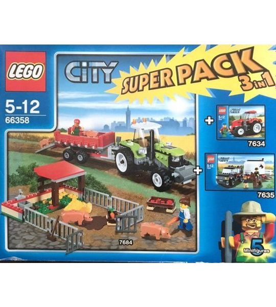 LEGO City 66358 Super Pack 3 in 1 (7684 + 7634 + 7635)