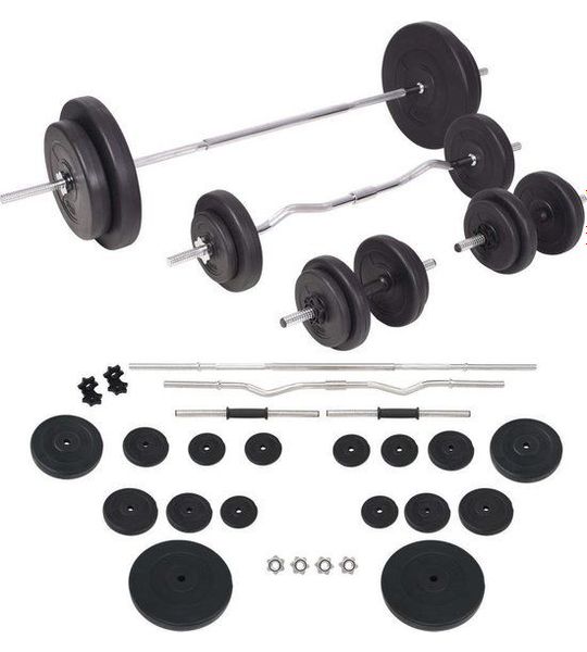 vidaXL - Halterset - 90 - kg