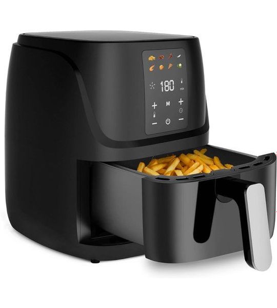 AHD® Mini airfryer - Airfryer - Airfryer klein - Zwart - ‎40cm x 33cm x 33cm