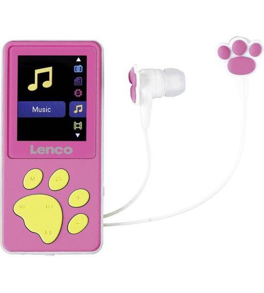 Lenco Xemio-560PK MP3 speler Roze