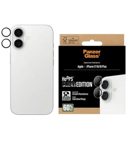 PanzerGlass iPhone 17 HPS Smartphone-lens Voor Apple Transparant