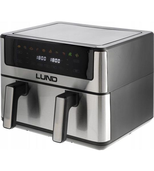Lund 2600 Watt 10 Liter XL Air Fryer / Heteluchtfriteuse (10 Programma's)