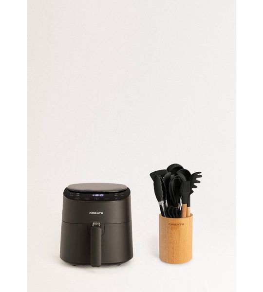 CREATE - Set AIR FRYER PRO COMPACT 3.5 L + set keukenspullen