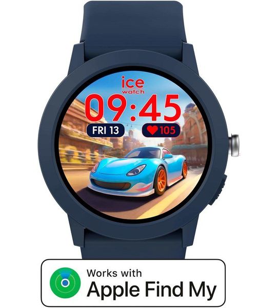 Ice-watch Ice Smart Junior Rd - Find My Blue Bluetooth Tracking 39mm Smartwatch Blauw