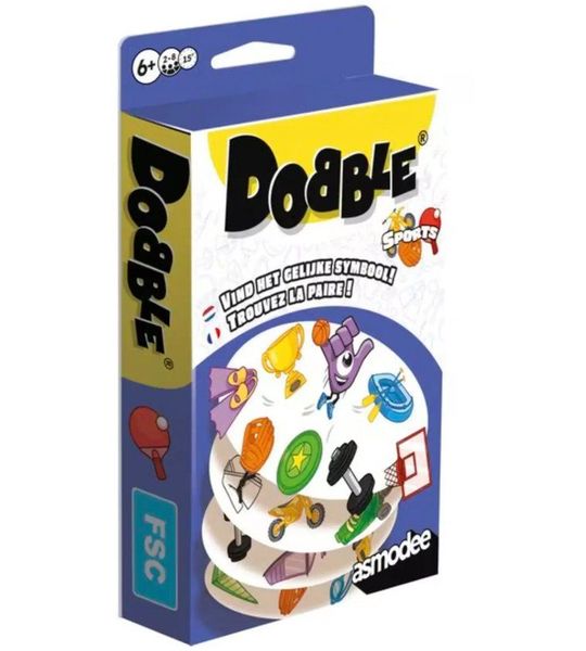Dobble Sports Pocket kaartspel - 2 tot 8 spelers - Vanaf 6 jaar