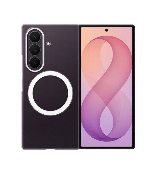 Samsung Clear Magnet Telefoonhoesje Voor Samsung Z Fold8 Ultra Transparant