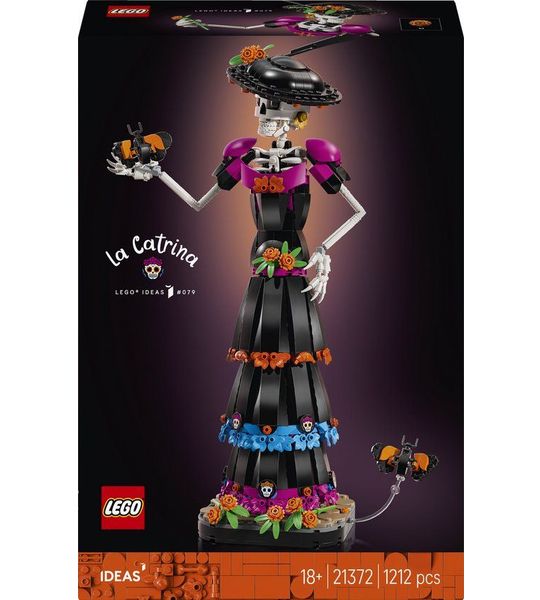 LEGO Ideas La Catrina Figuur Bouwpakket voor Volwassenen en Woondecoratie 21372