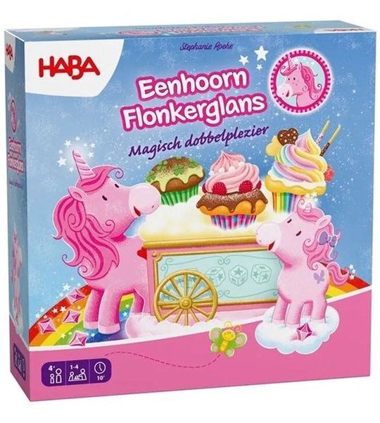 Haba | Spel Eenhoorn Flonkerglans Magisch Dobbelplezier