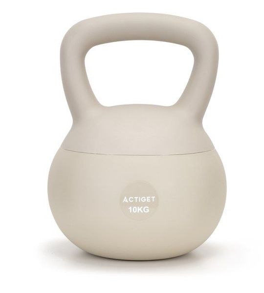 Actiget® Zachte Kettle Bell | Kettlebell | 10 kg | Beige