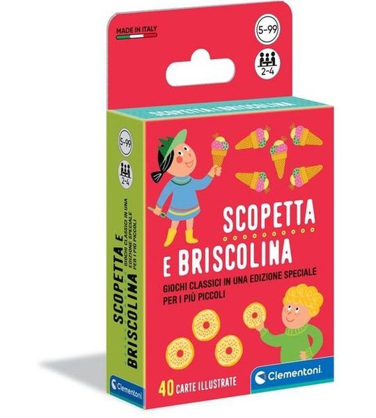 Carte Scopetta e briscolina - 40 carte Illustrate - Italiaanse uitvoering