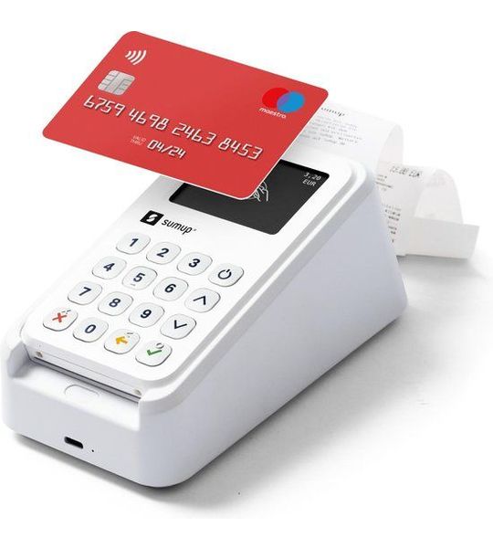 SumUp 3G + Wifi Card Reader met Pinapparaat