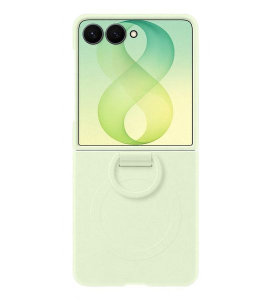 Samsung Silicone Ring Magnet Telefoonhoesje Voor Samsung Z Flip8 Groen
