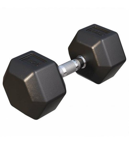 Gorilla Sports Dumbbell - 1 x 7,5 kg - Gietijzer - Hexagon - Halter