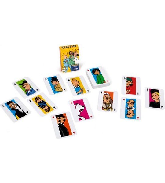 Speelkaarten van Kuifje - Tintin - In gele verpakking - Kaartspel