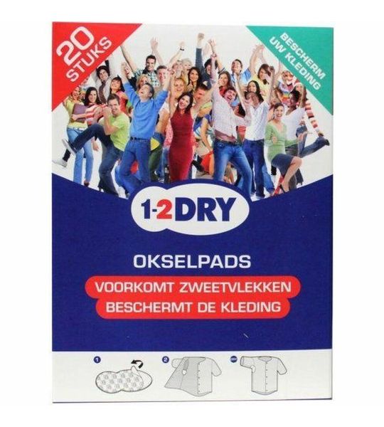 1-2 Dry Okselpads Medium Wit
