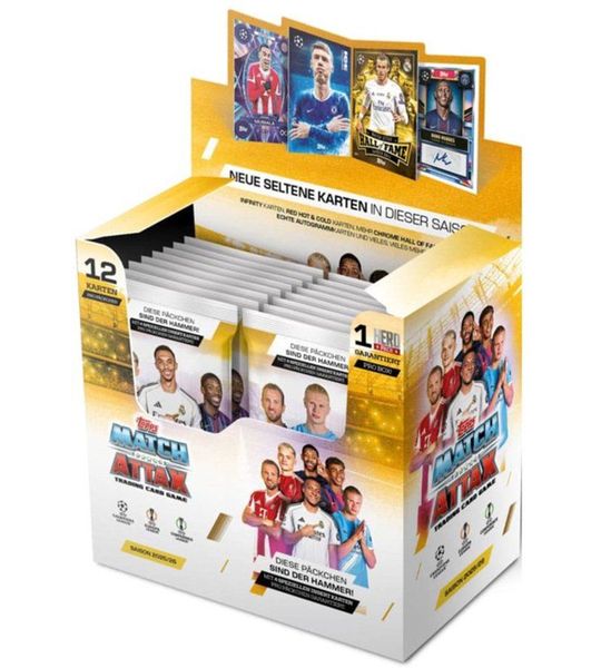 UEFA Champions League Match Attax Trading Cards 2025/26 Booster Display (32)
