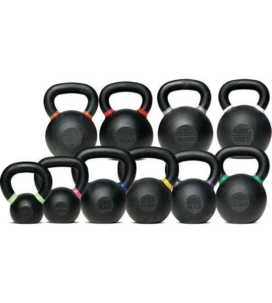 Toorx Fitness - Kettlebell- 20 kg - Gietijzer - Gewicht - Zwart