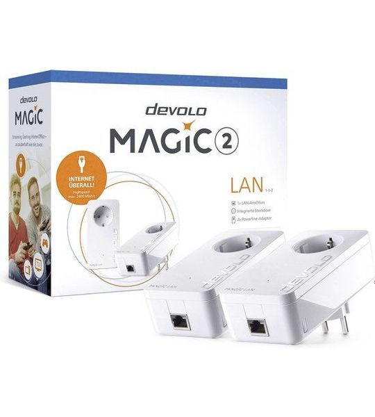 Devolo Powerline 2400 Mbps Starters Set Powerline Adapter