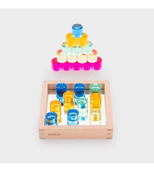 Tickit | edelsteen cirkel spiegeltray