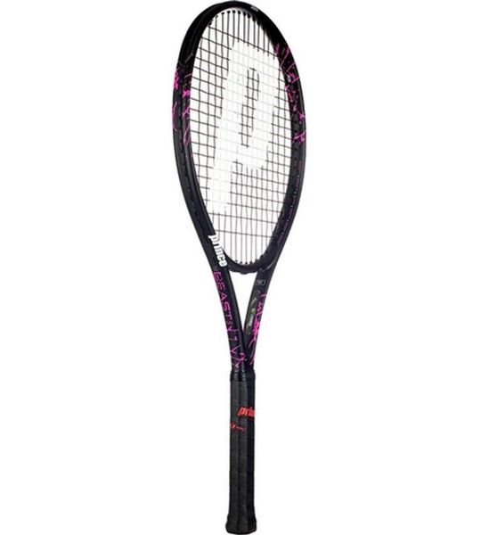 Tennisracket Prince Beast Pink 280G (Onbespannen)-Gripmaat L2
