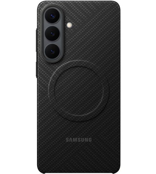 Samsung Galaxy S26 Plus Carbon Back Cover met Magneet Zwart