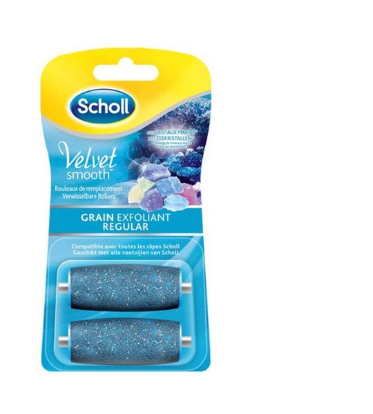 Scholl Velvet Smooth Express Pedi Rollers Regular