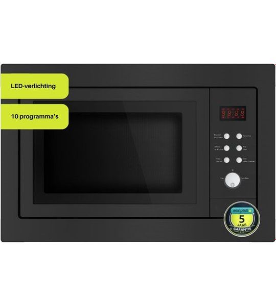 Exquisit EMW2546HIBLACK Inbouw combimagnetrons
