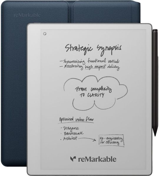 reMarkable Paper Pure met Sleeve Blauw
