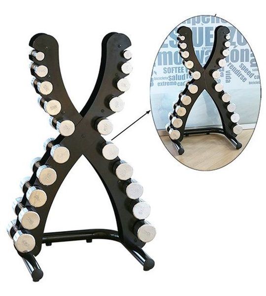 Halterrek Softee 1-10 Kg Met Chrome Halter