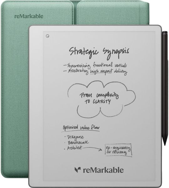 reMarkable Paper Pure met Sleeve Groen