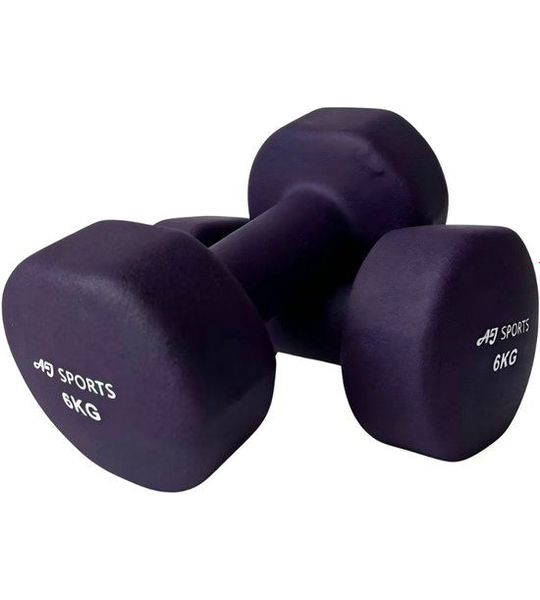 AJ-Sports Dumbbell set vinyl - 2 x 6kg
