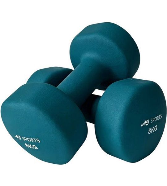 AJ-Sports Dumbbell set vinyl - 2 x 8kg