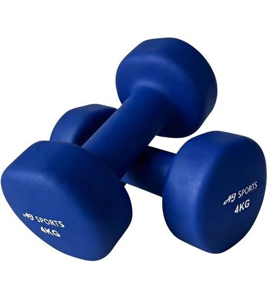 AJ-Sports Dumbbell set vinyl - 2 x 4kg