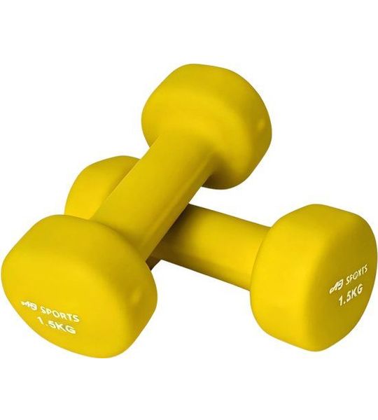 AJ-Sports Dumbbell set vinyl - 2 x 1,5kg