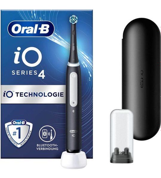 Oral B iO Series 4 met Reis etui Tandenborstel Zwart