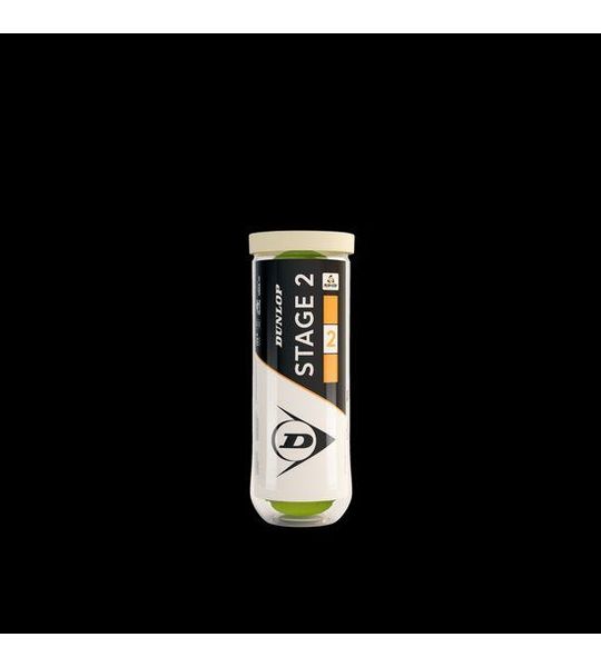Dunlop D TB STAGE 2 Oranje 3PET- Tennisballen - Geel