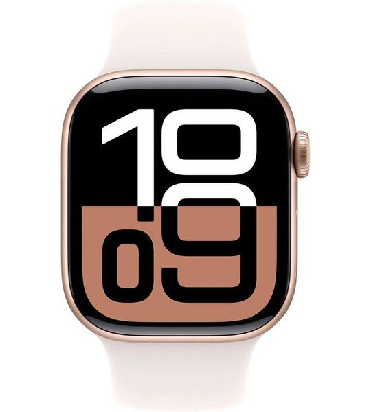 Apple Watch Series 10 GPs + Cellular 46mm Light Blush Sport Band M/l Smartwatch Rose Gold