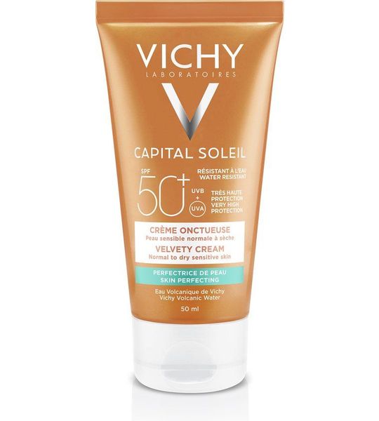 Vichy Capital Soleil Fluweelachtige gezichtscrème SPF50+