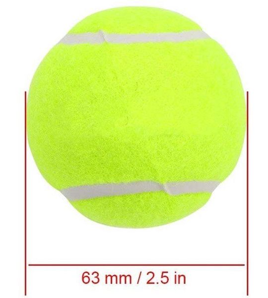 Drukloze trainingsballen voor tennis - 3 stuks tennisballen