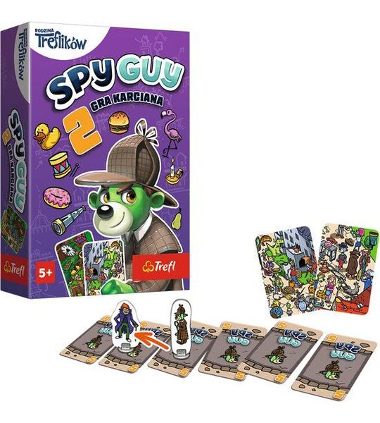 Spy Guy Gra karciana 2 Rodzina Treflików