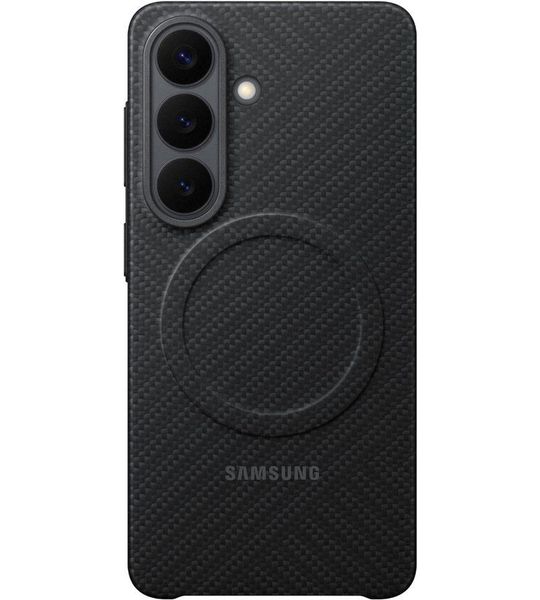 Samsung Galaxy S26 Carbon Back Cover met Magneet Zwart