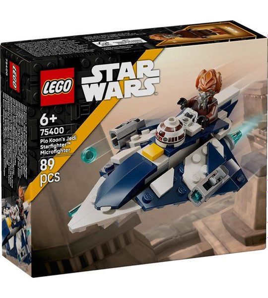 LEGO Star Wars Plo Koons Jedi Starfighter Microfighter Set - 75400