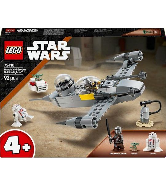 Lego Star Wars 75410 Mando En Grogu's N-1 Starfighter Bouwstenen