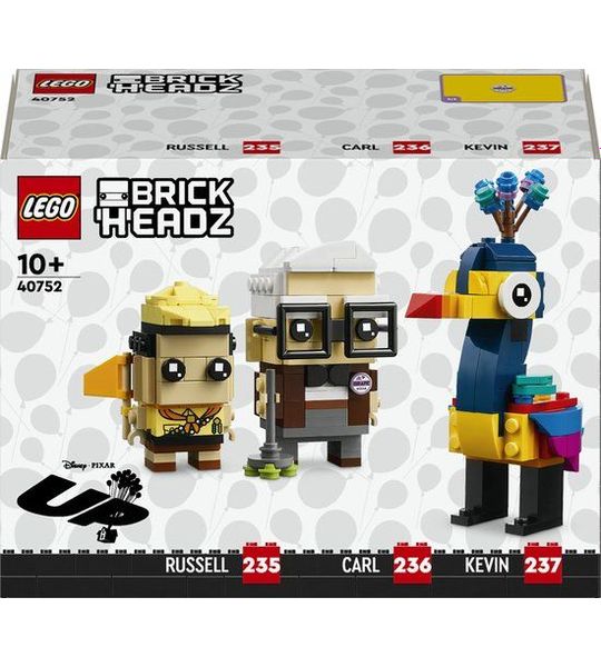 LEGO Brickheadz 40752 - Carl, Russell en Kevin - Disney Pixar Up