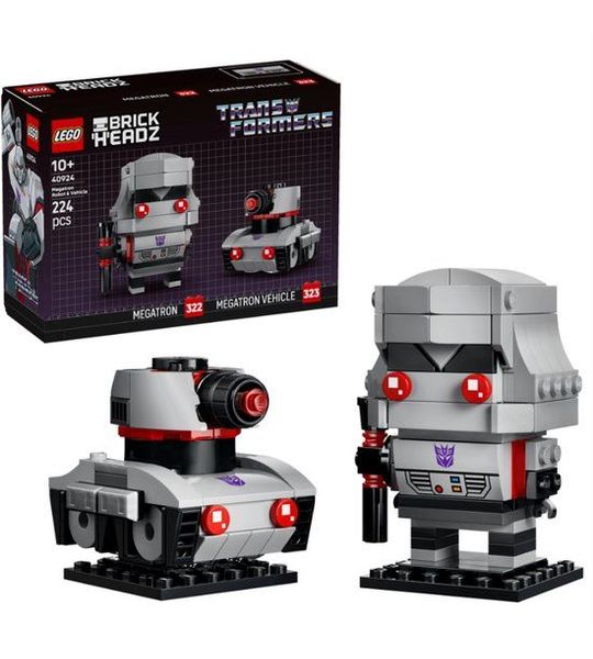 LEGO Transformers Brickheadz 40924- Megatron robot en voertuig